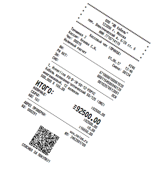 Соликамские чеки